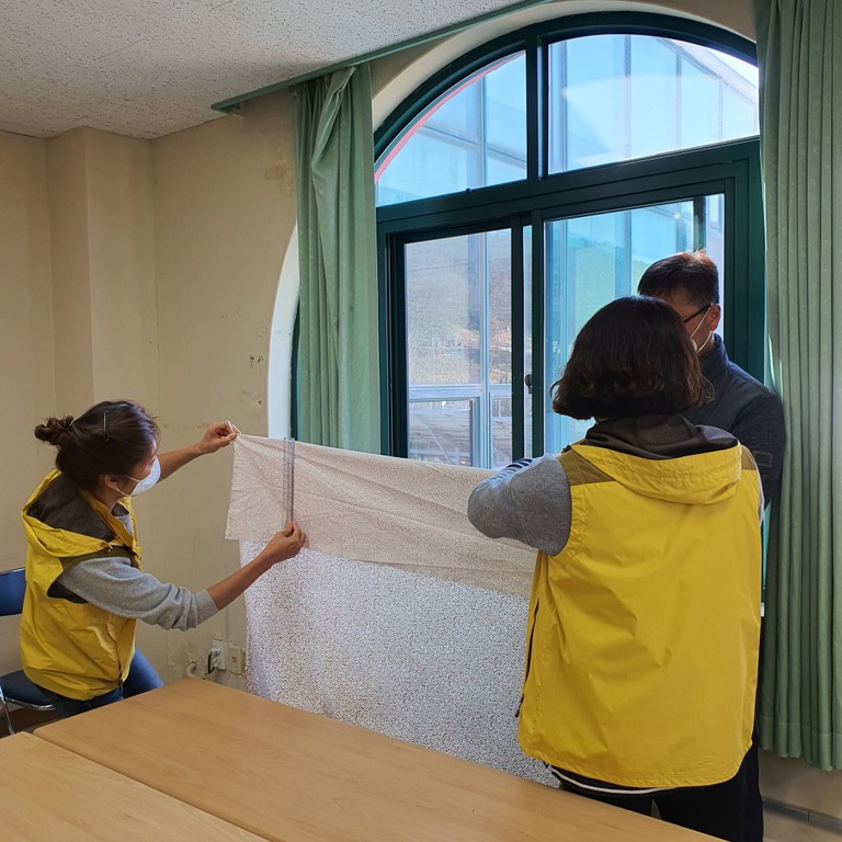 함께 만들고 함께 나누는 사랑의 마스크 제작