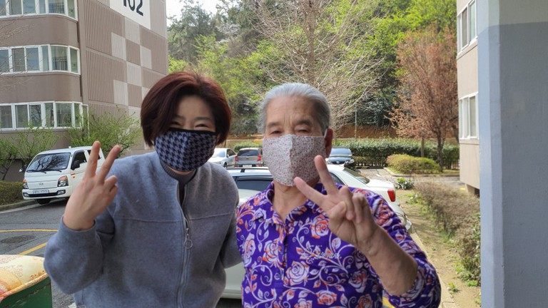 2020년 사랑의 마스크 전달 행사