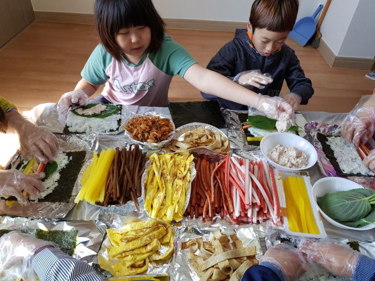 도성공부방 요리체험교실 진행